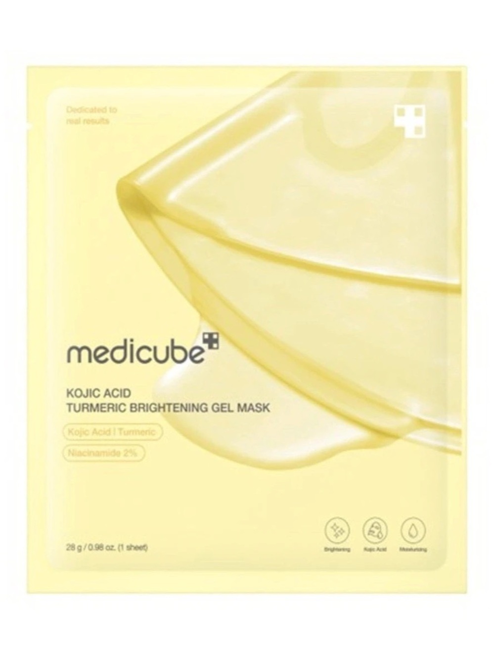 โ ๏ธ 5/25: medicube Kojic Acid Turmeric Brightening Gel Mask Yellow Sheet Mask NWT